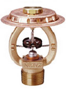Upright sprinkler